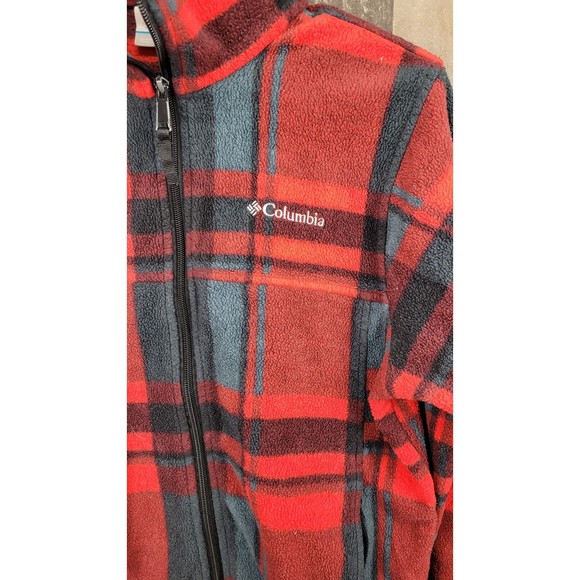 Columbia Kid wear Fall Full Zip Fleece Jacket Size 14/16 - Picture 4 of 5